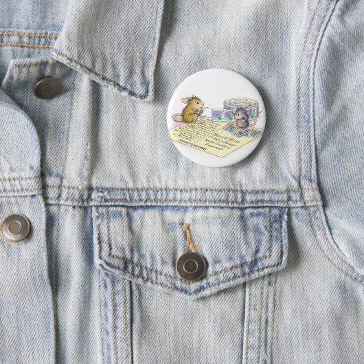 House-Mouse Design® - Pins Ronde Button 5,7 Cm (In situ)