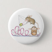 House-Mouse Design® - Pins Ronde Button 5,7 Cm (Voorkant)