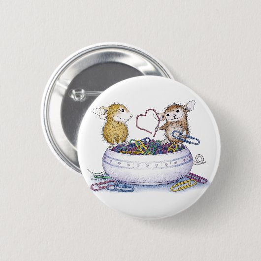 House-Mouse Design® - Pins Ronde Button 5,7 Cm (Voorkant /achterkant)