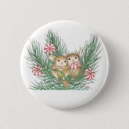 House-Mouse Design® - Pins Ronde Button 5,7 Cm (Voorkant)