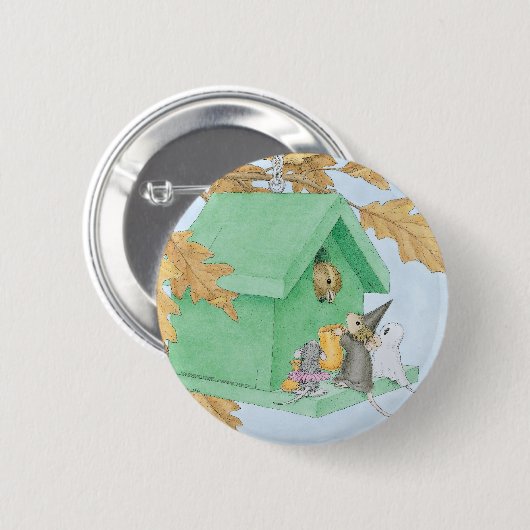 House-Mouse Design® - Pins Ronde Button 5,7 Cm (Voorkant /achterkant)