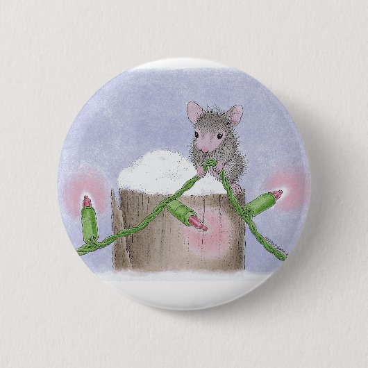 House-Mouse Design® - Pins Ronde Button 5,7 Cm (Voorkant)