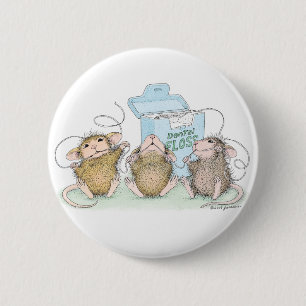 House-Mouse Design® - Pins Ronde Button 5,7 Cm