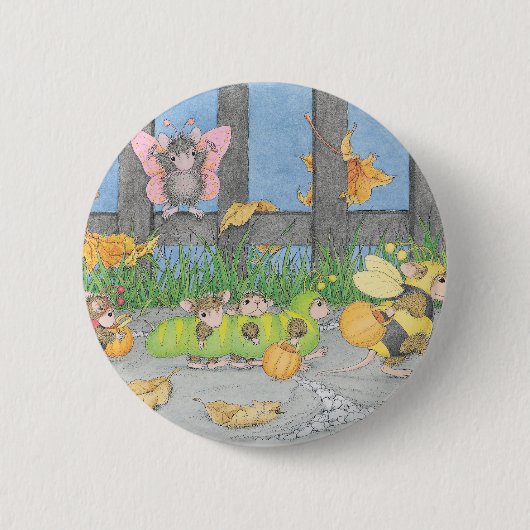 House-Mouse Design® - Pins Ronde Button 5,7 Cm (Voorkant)