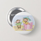 House-Mouse Design® - Pins Ronde Button 5,7 Cm (Voorkant /achterkant)