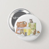 House-Mouse Design® - Pins Ronde Button 5,7 Cm (Voorkant /achterkant)
