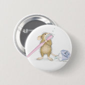 House-Mouse Design® - Pins Ronde Button 5,7 Cm (Voorkant /achterkant)