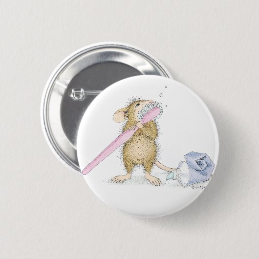 House-Mouse Design® - Pins Ronde Button 5,7 Cm (Voorkant /achterkant)