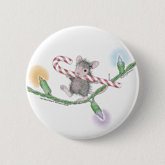 House-Mouse Design® - Pins Ronde Button 5,7 Cm (Voorkant)