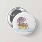 House-Mouse Design® - Pins Ronde Button 5,7 Cm (Voorkant /achterkant)