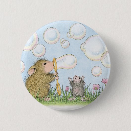 House-Mouse Design® - Pins Ronde Button 5,7 Cm (Voorkant)