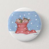 House-Mouse Design® - Pins Ronde Button 5,7 Cm (Voorkant)