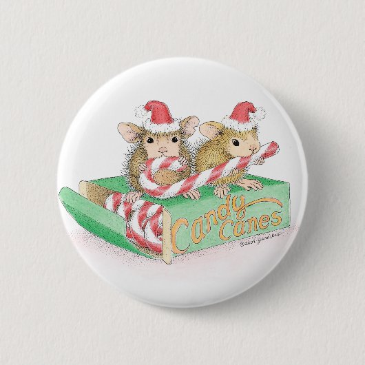 House-Mouse Design® - Pins Ronde Button 5,7 Cm (Voorkant)