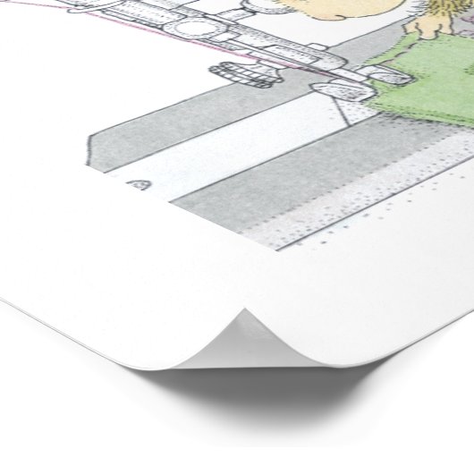 House-Mouse Design® - Poster voor naaiwerk (Hoek)