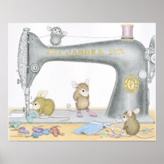 House-Mouse Design® - Poster voor naaiwerk