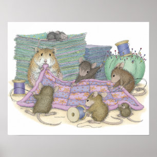 House-Mouse Design® - Quilting Guild Poster