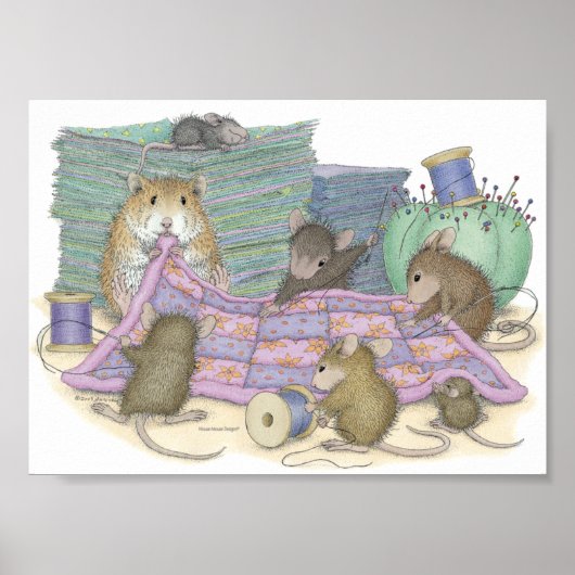 House-Mouse Design® - Quilting Guild Poster (Voorkant)