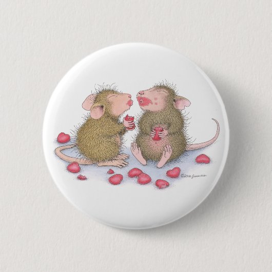House-Mouse Design® - Ronde Button 5,7 Cm (Voorkant)
