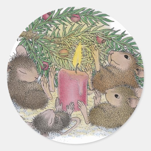 House-Mouse Design® Ronde Sticker (Voorkant)
