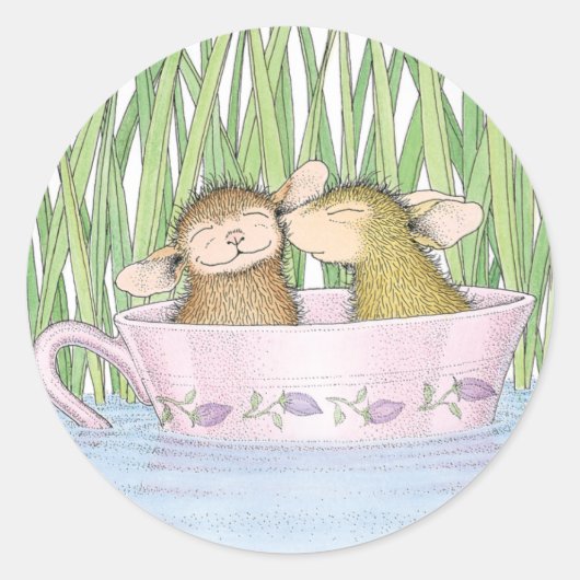 House-Mouse Design® - Ronde Sticker (Voorkant)