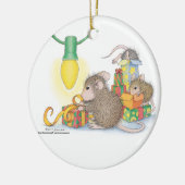 House-Mouse Design® - siervoorwerpen Keramisch Ornament (Links)