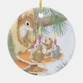 House-Mouse Design® - siervoorwerpen Keramisch Ornament (Achterkant)