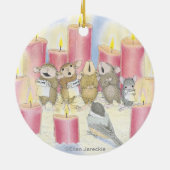 House-Mouse Design® - siervoorwerpen Keramisch Ornament (Achterkant)