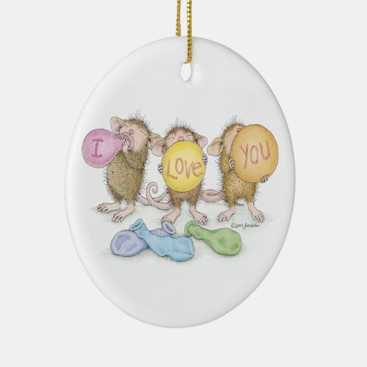 House-Mouse Design® - Valentijnsdag Ornament (Rechts)