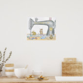 House-Mouse Designs® - Affiche de couture (Cuisine)