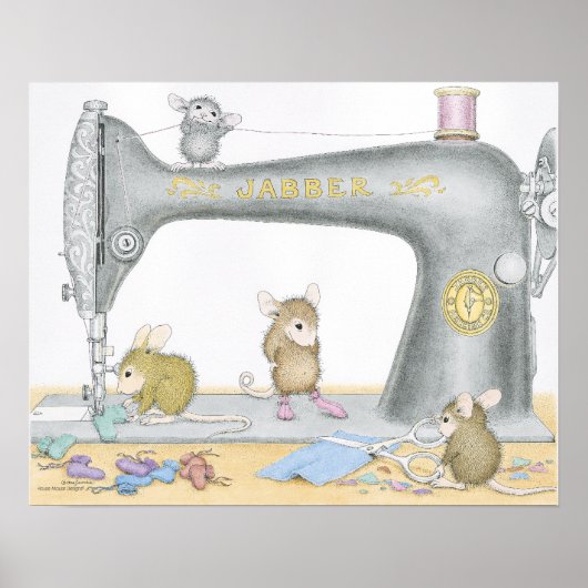 House-Mouse Designs® - Affiche de couture (Devant)
