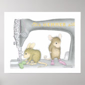 House-Mouse Designs® - Affiche de couture (Devant)