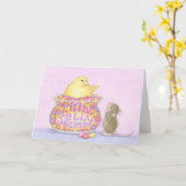 House-Mouse Designs® - Briefkaarten (Gele Bloem)