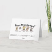 House-Mouse Designs® - Cartes de notes (Dos)