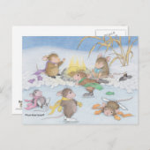 House-Mouse Designs® - Cartes postales de Noël (Devant / Derrière)