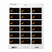 House Mouse met pomkin Etiket (Full Sheet)