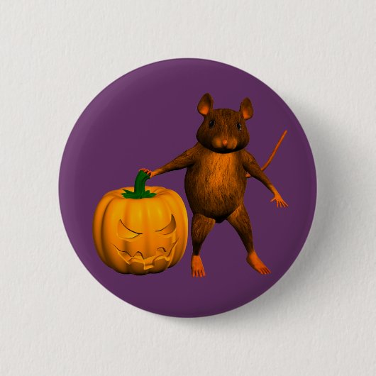 House Mouse Ronde Button 5,7 Cm (Voorkant)