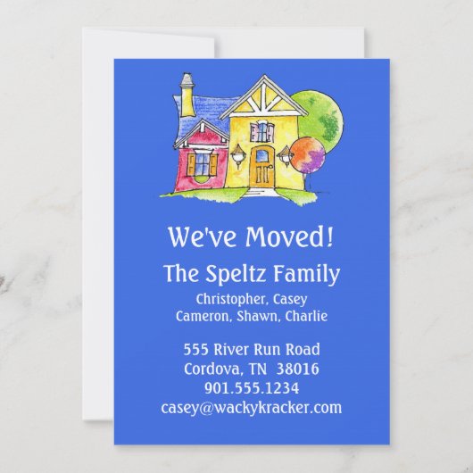 House Moving Announcment Aankondiging (Voorkant)