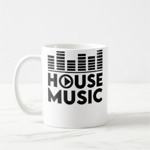 House Music Edm Rave Dj House Koffiemok
