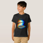 House Music Ghost Dj Optical Illusion Edm Hallowee T-shirt (Voorkant volledig)