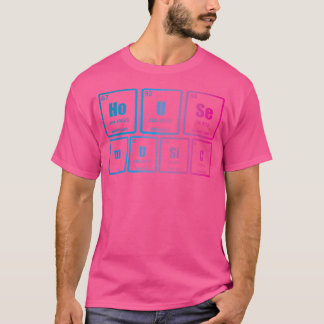 House Music Periodic Table EDM DJ Funny T-shirt