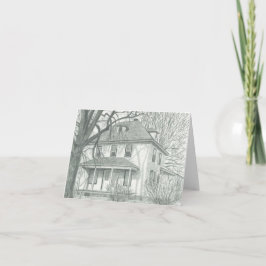 House Notecard Kaart