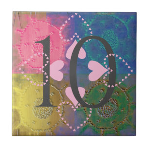 House Number Tile Tegeltje