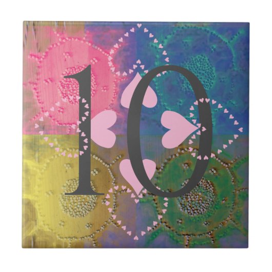 House Number Tile Tegeltje (Voorkant)