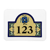 House Numbers Change Text Magneet (Horizontaal)