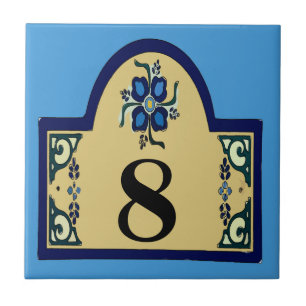 House Numbers Change Text Tegeltje