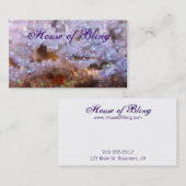 House of Bling Visitekaartje (Voorkant / Achterkant)