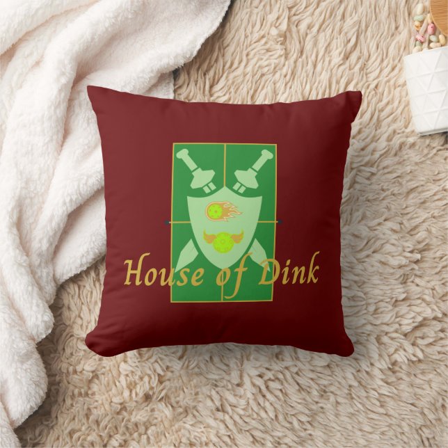 House of Dink Pickleball Crest Kussen (Deken)