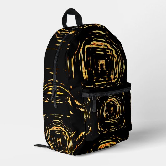 House of Eloise back pack Bedrukte Rugzak (Achterkant Hoek Links)