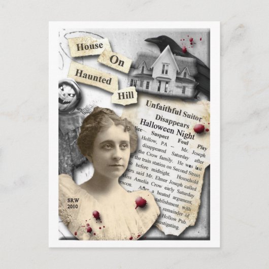 House of Haunted Hill Briefkaart (Voorkant)