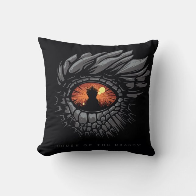 HOUSE OF THE DRAGON | Dragon's Eye Iron Throne Kussen (Voorkant)